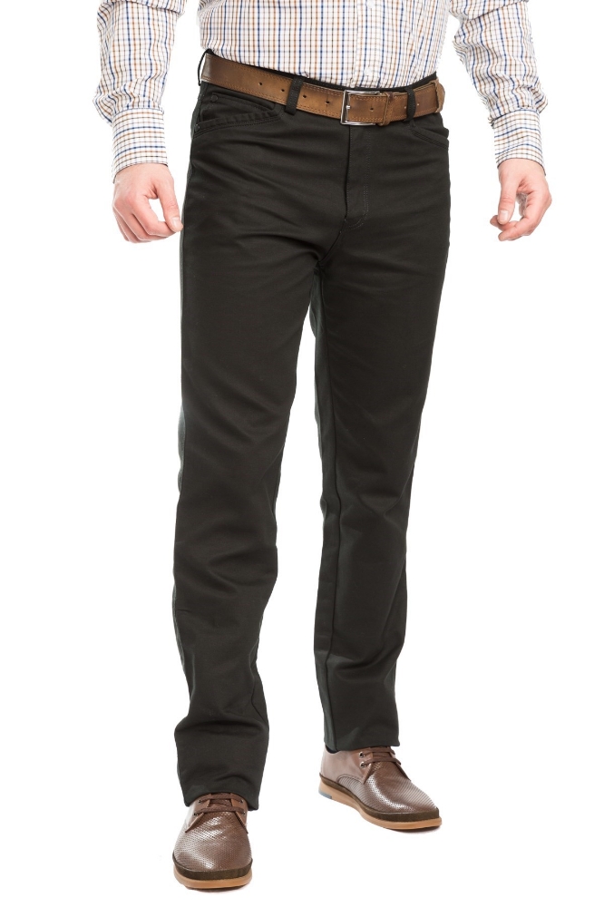 Pantaloni barbati casual negri 8866