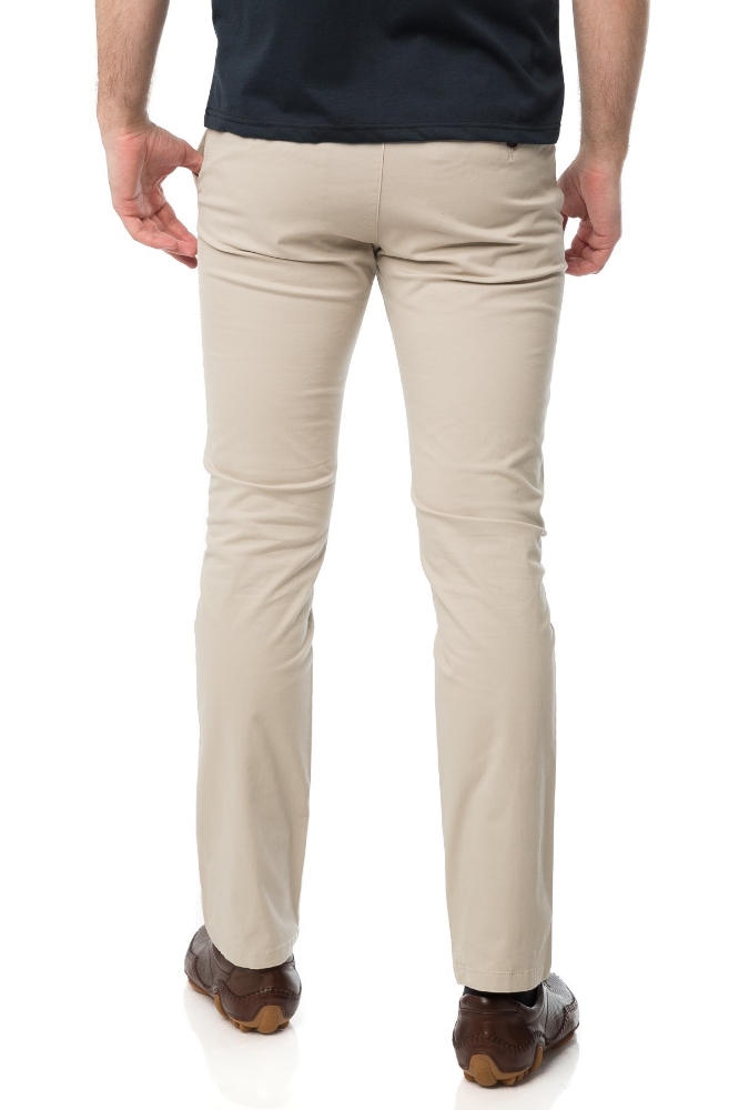 Pantaloni barbati slim crem C6802-107
