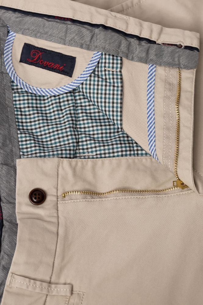 Pantaloni barbati slim crem C6802-107