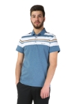 Tricou bleu cu dungi P118570S-2