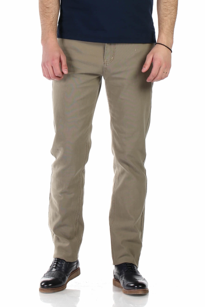 Pantaloni bej inchis R930-2 F1