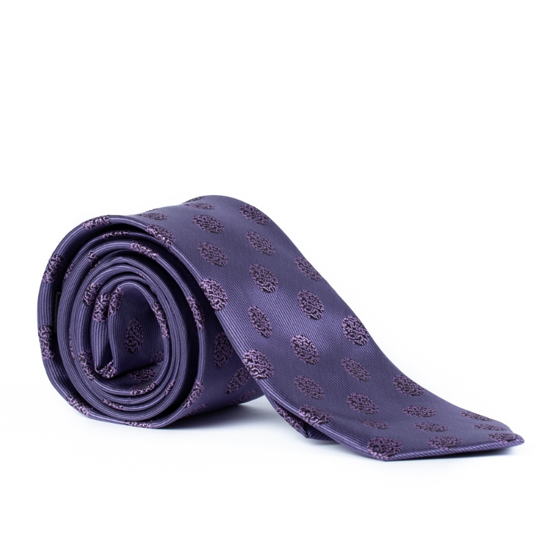 Imagine Cravata mov cu model 4