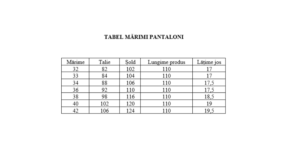 Imagine Pantaloni bleumarin S202-4
