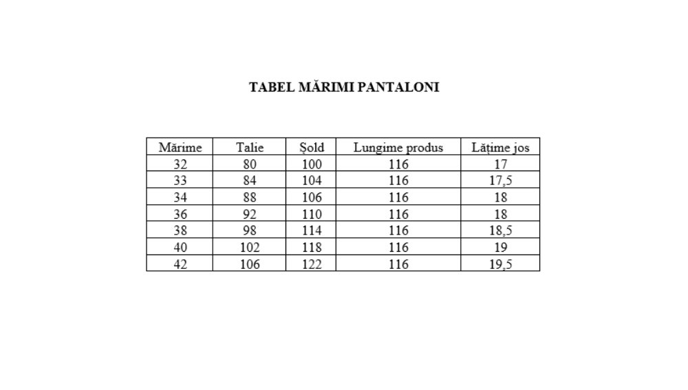 Imagine Pantaloni negri S204-7