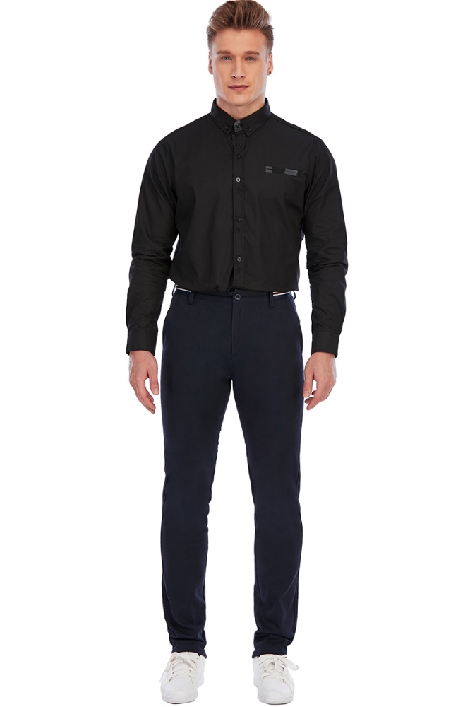 Imagine Pantaloni bleumarin R213-19