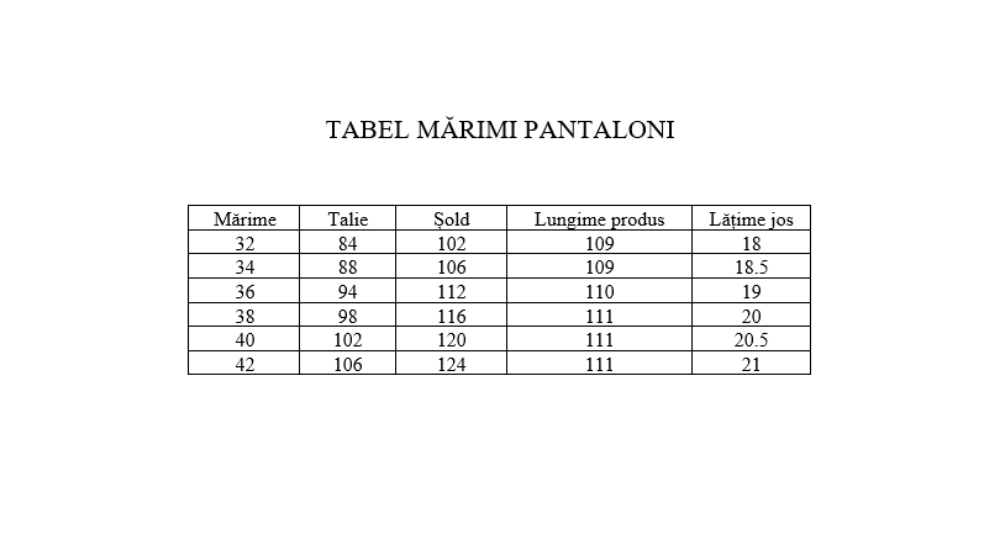 Imagine Pantaloni negri R237-14