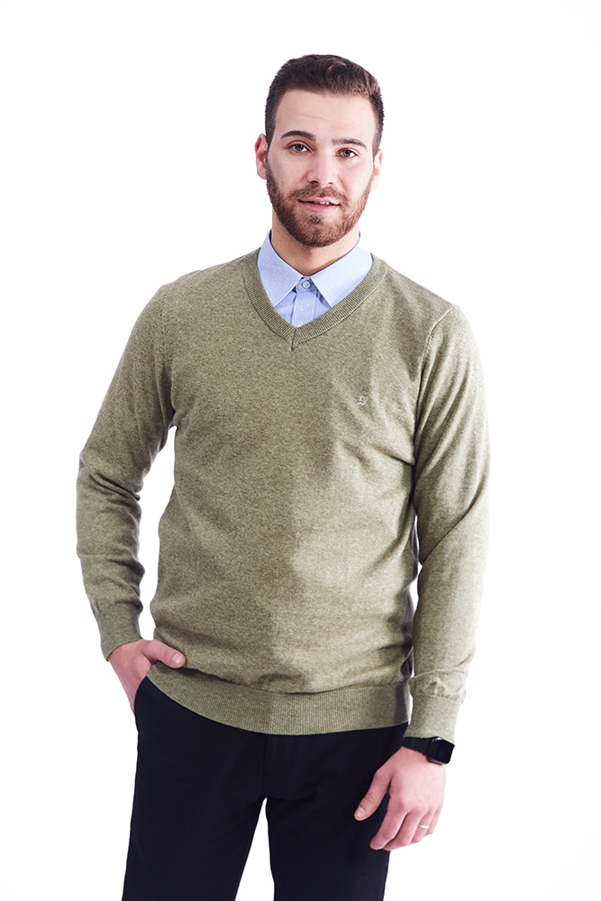 Imagine Pulover verde deschis 206-6
