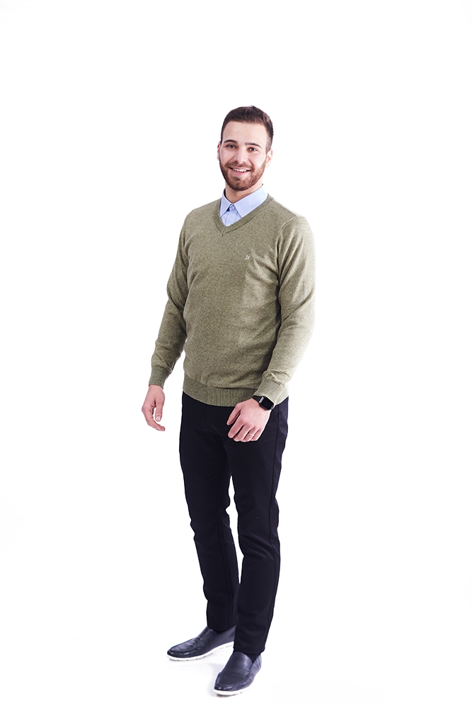 Imagine Pulover verde deschis 206-6