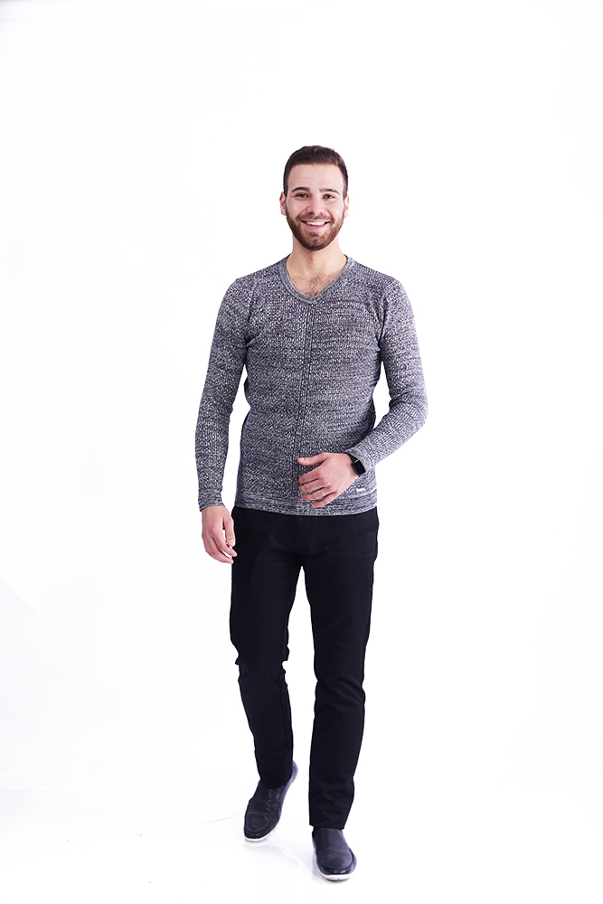 Imagine Pulover gri deschis 17-91-601