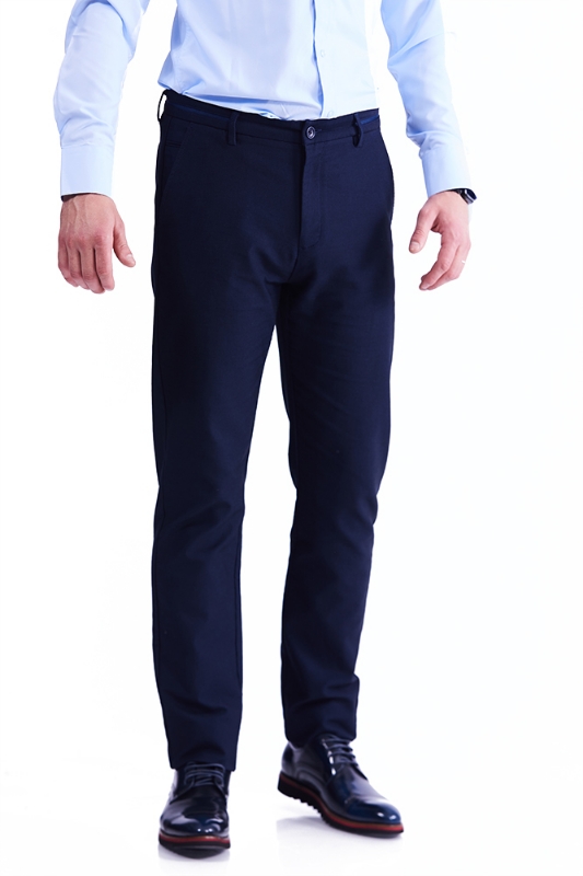 Imagine Pantaloni regular bleumarin R241-6