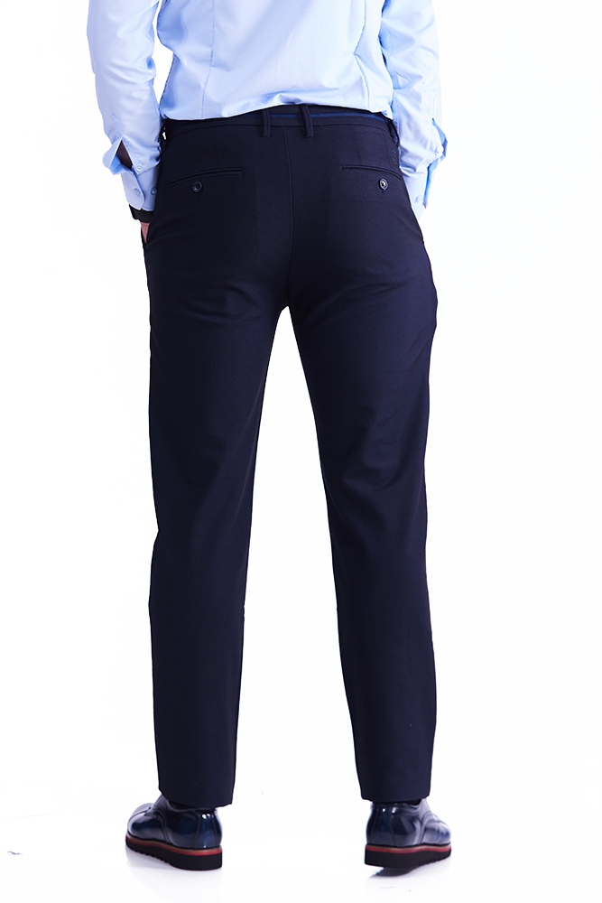Imagine Pantaloni regular bleumarin inchis R241-5