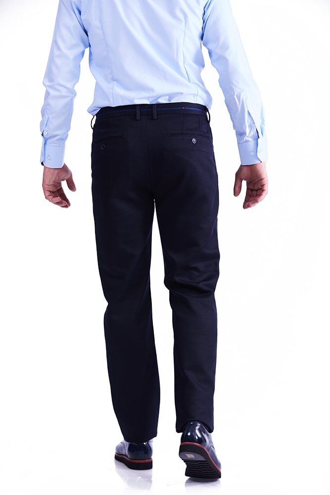 Imagine Pantaloni regular bleumarin R248-8