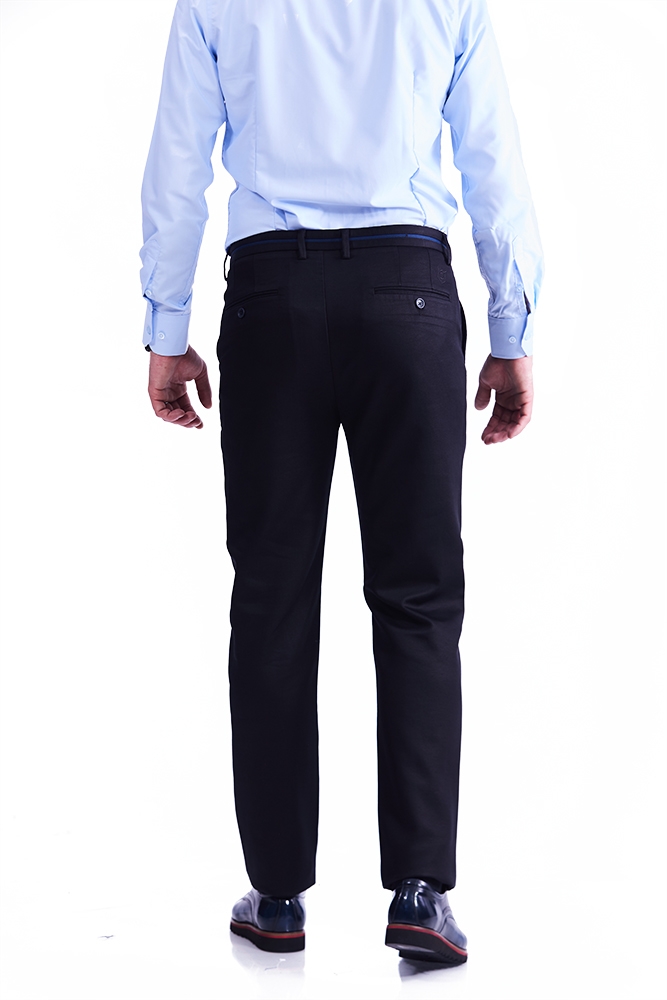 Imagine Pantaloni regular negri R248-9
