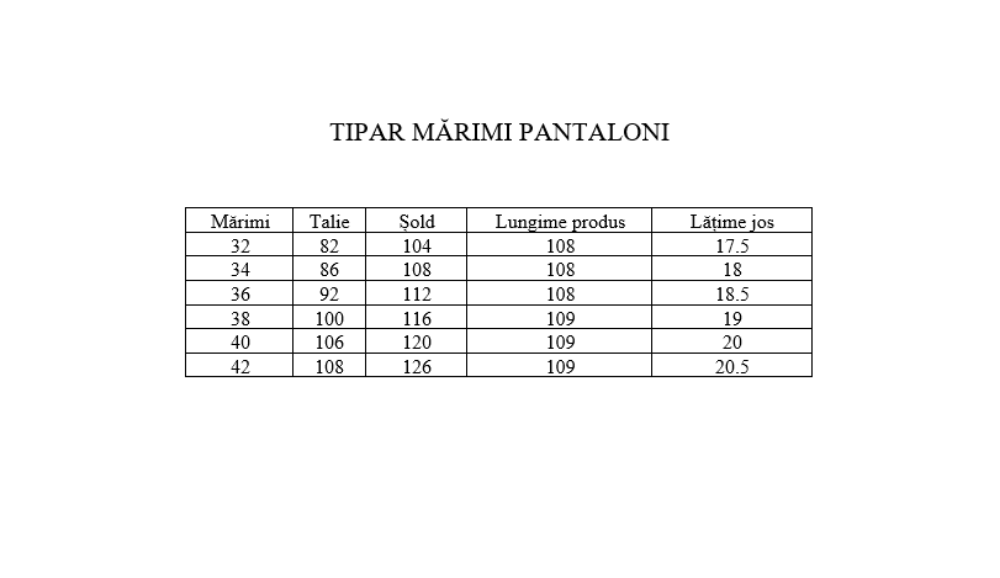 Imagine Pantaloni regular negri R248-9