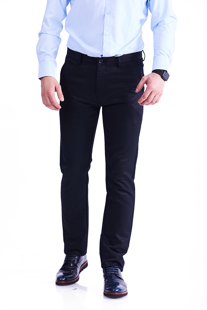 Imagine Pantaloni slim gri inchis S242-11