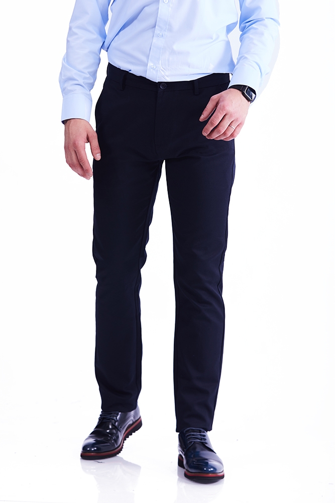 Imagine Pantaloni slim bleumarin S244-40