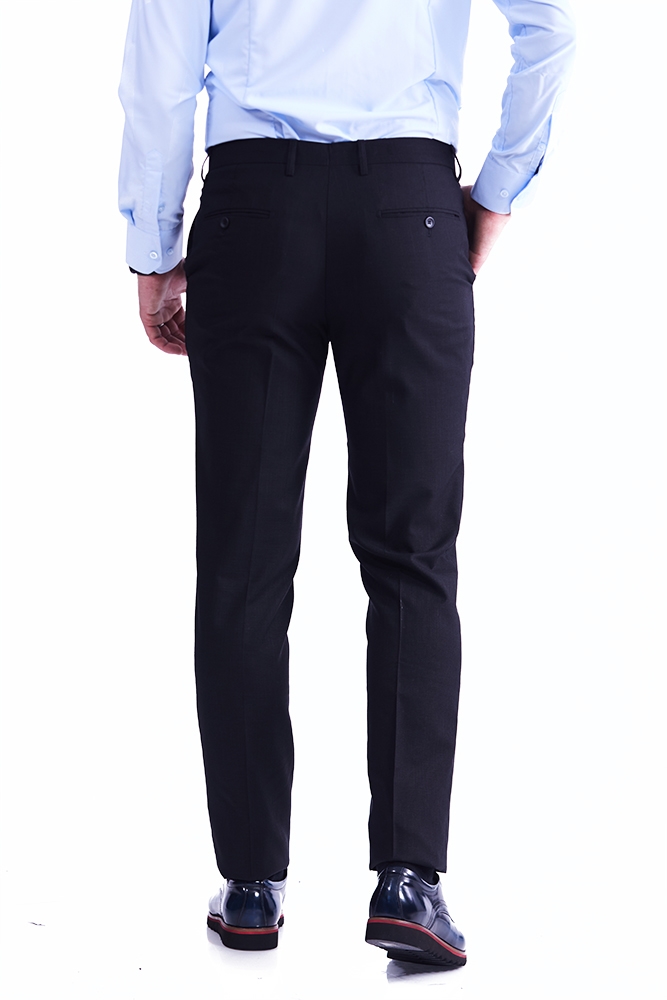 Imagine Pantaloni slim negri A715108-37