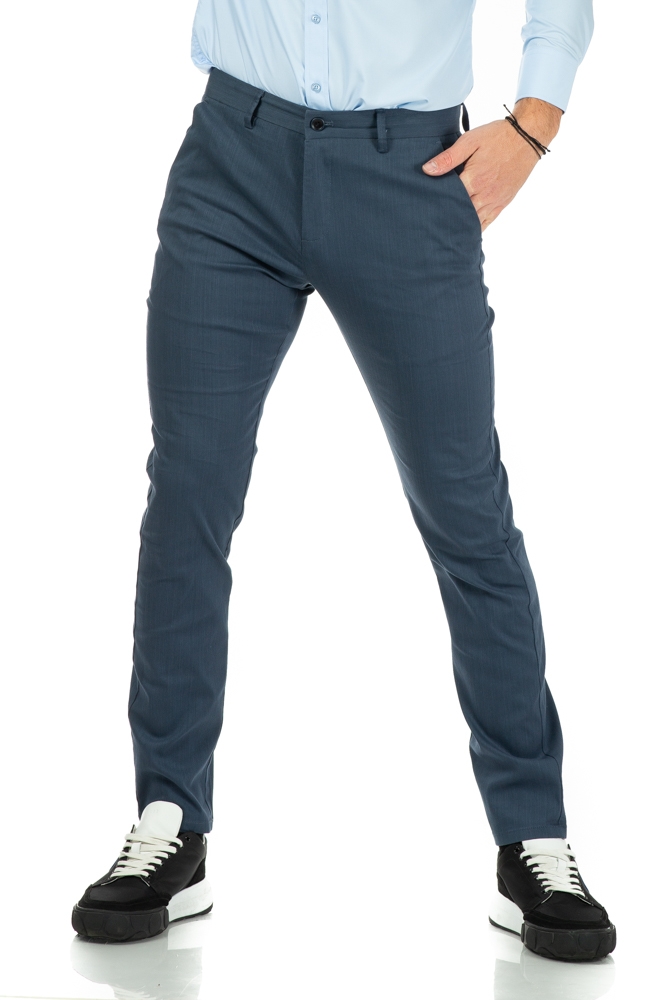 Imagine Pantaloni slim gri S281-2