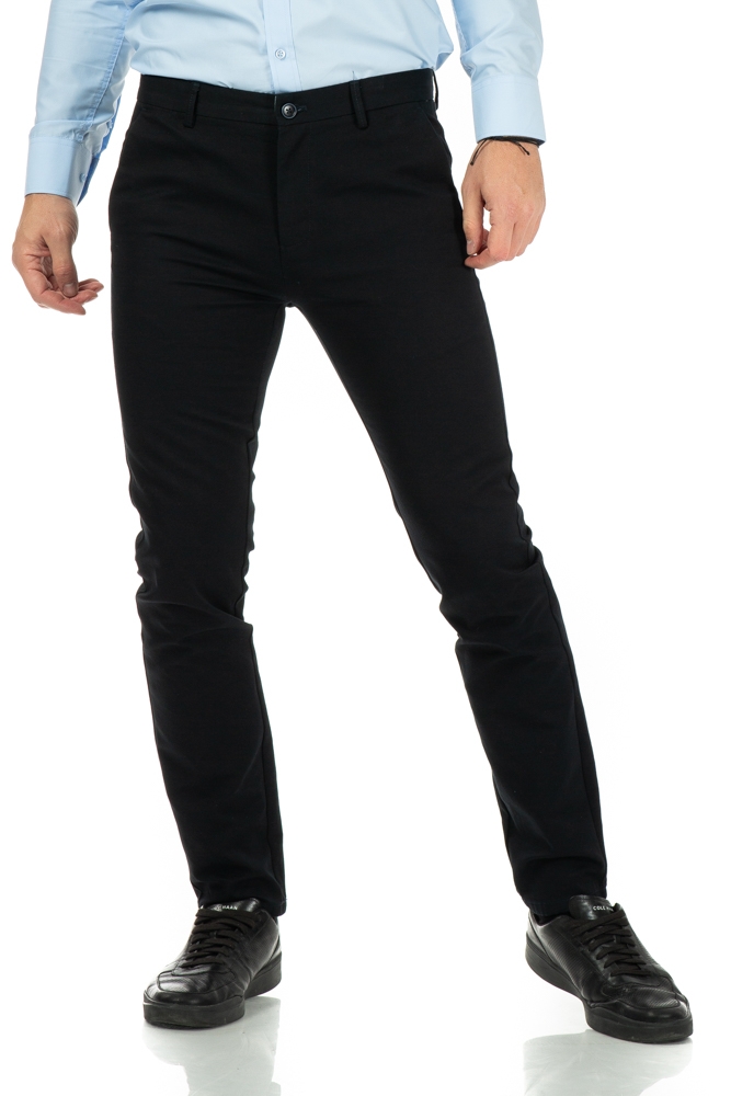Imagine Pantaloni slim bleumarin S260-15