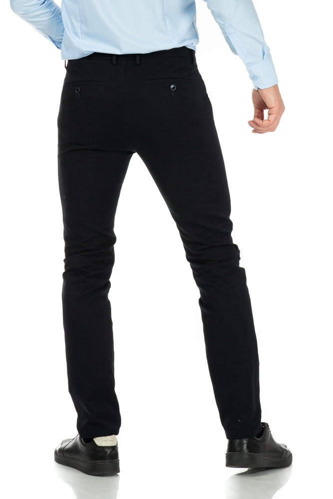 Imagine Pantaloni slim bleumarin S260-15