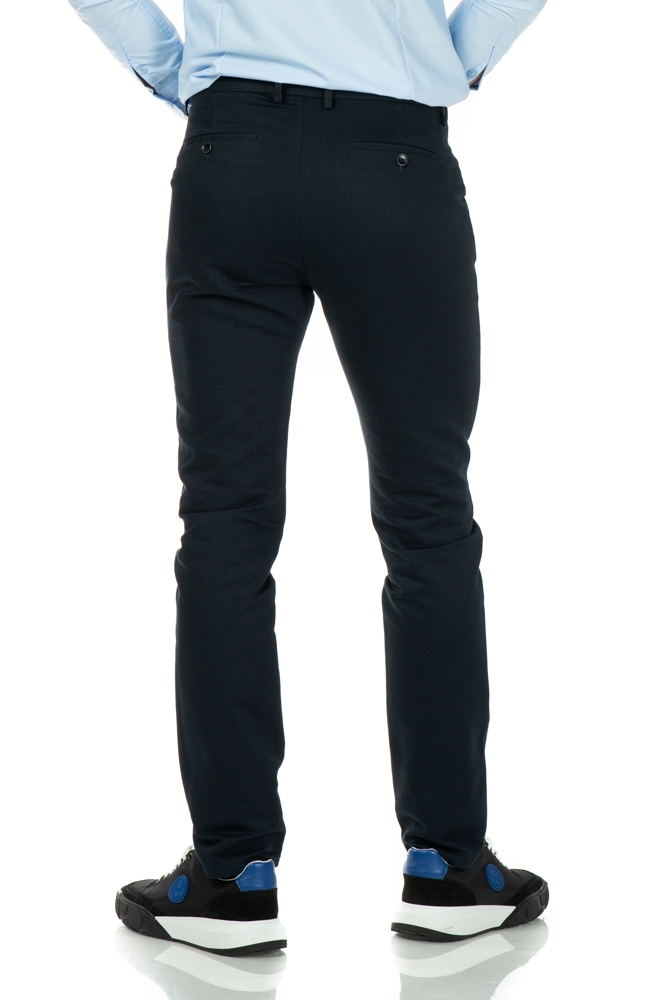 Imagine Pantaloni slim bleumarin S297-3