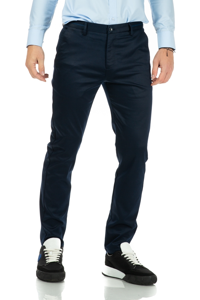 Imagine Pantaloni regulari bleumarin R294-7