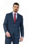 Imagine Costum albastru in carouri D72217-614