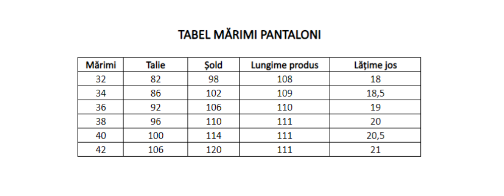 Imagine Pantaloni regular negri R313-1