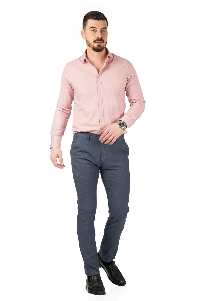 Imagine Pantaloni slim albastri S315-6