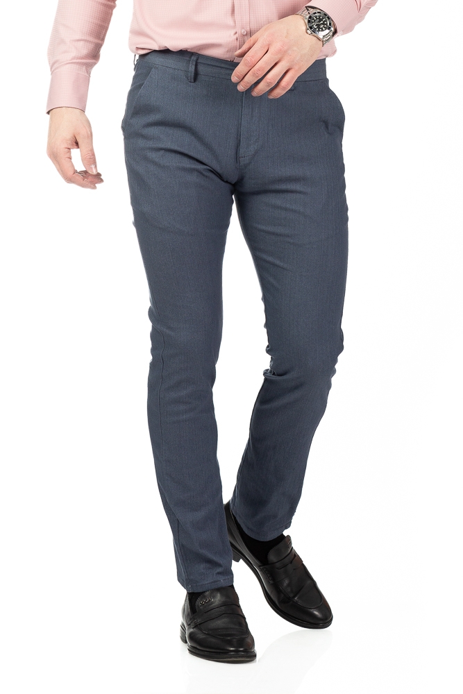 Imagine Pantaloni slim albastri S315-6