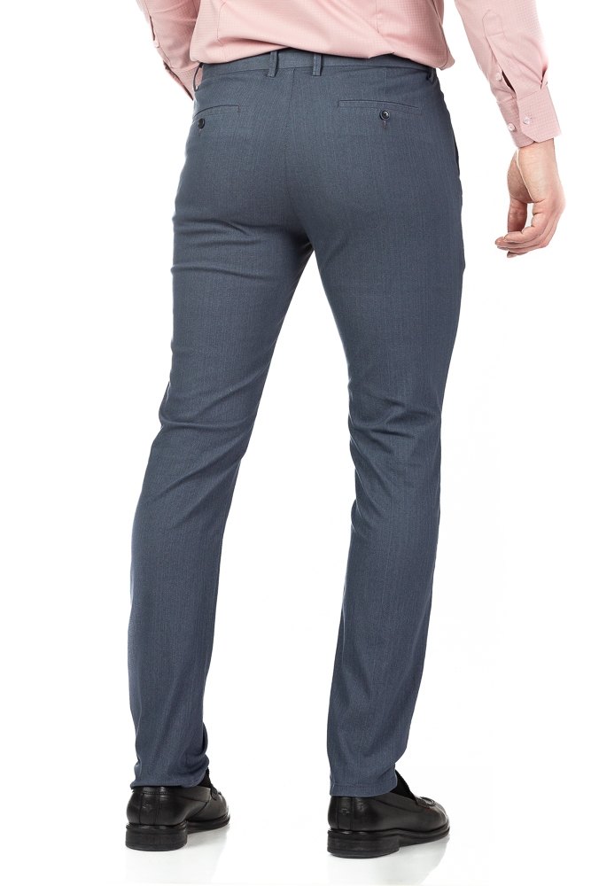 Imagine Pantaloni slim albastri S315-6