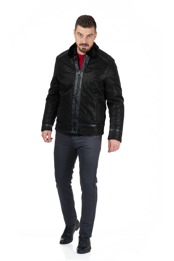 Imagine Geaca neagra P8053-1