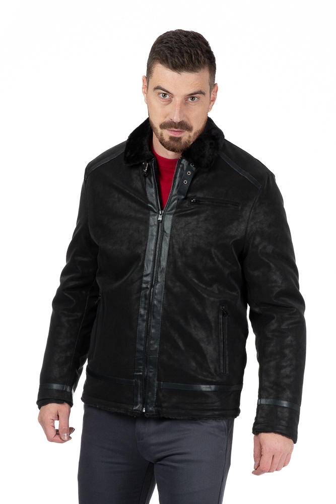 Imagine Geaca neagra P8053-1