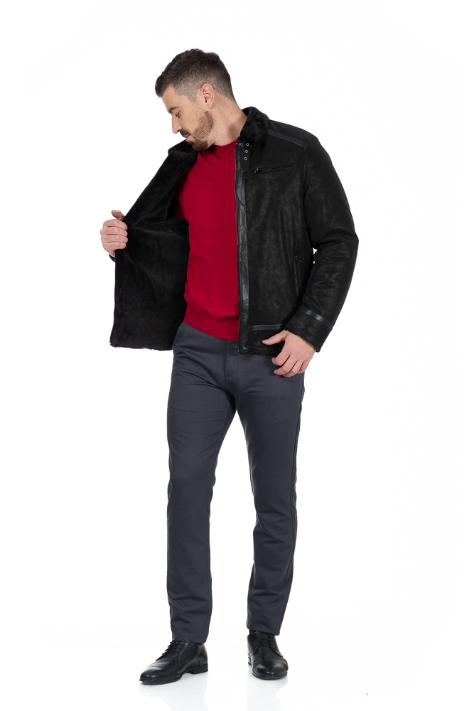 Imagine Geaca neagra P8053-1