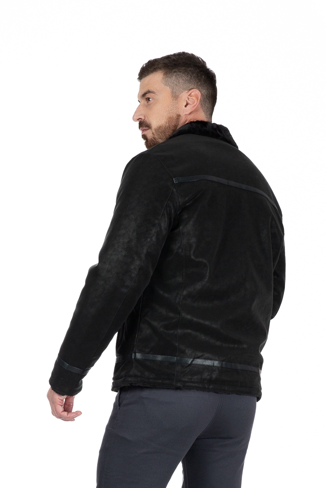 Imagine Geaca neagra P8053-1