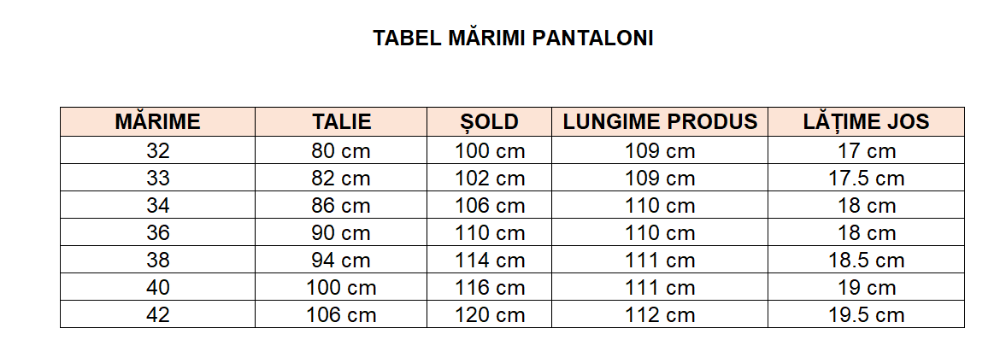 Imagine Pantaloni negru S342-8