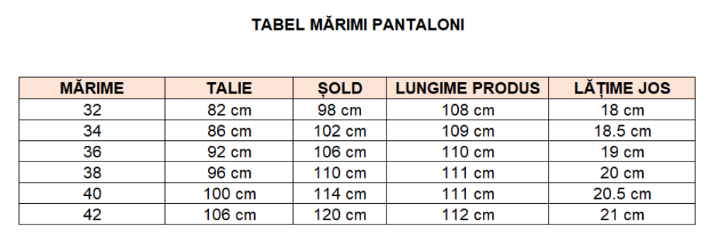 Imagine Pantaloni bleumarin R348-15