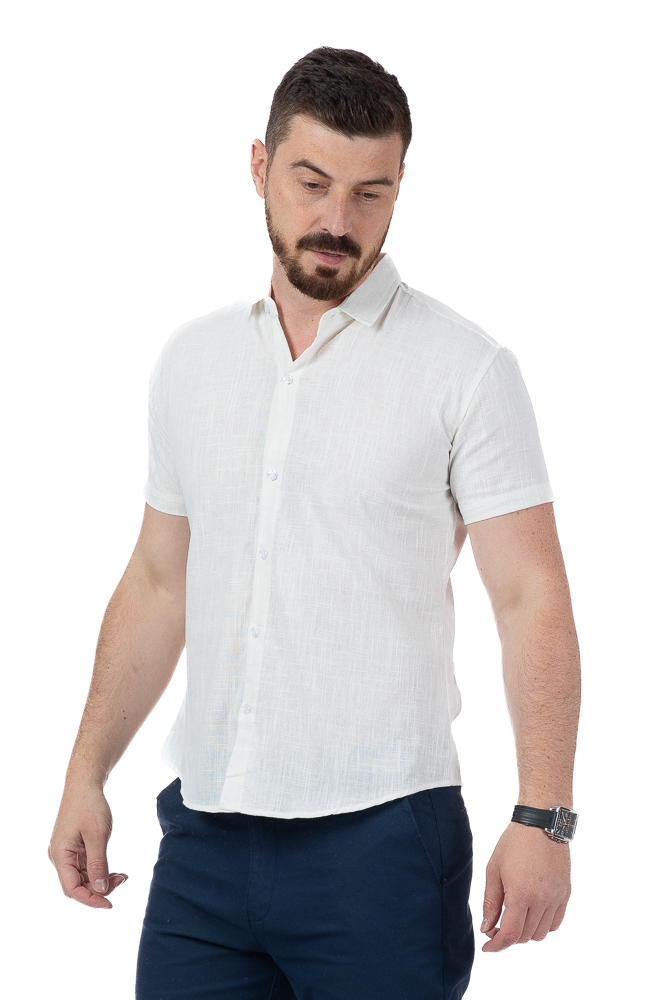Imagine Camasa casual alba 306-2