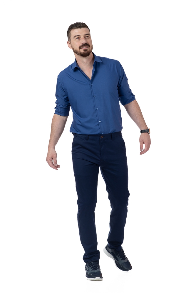 Imagine Pantaloni bleumarin R516-53