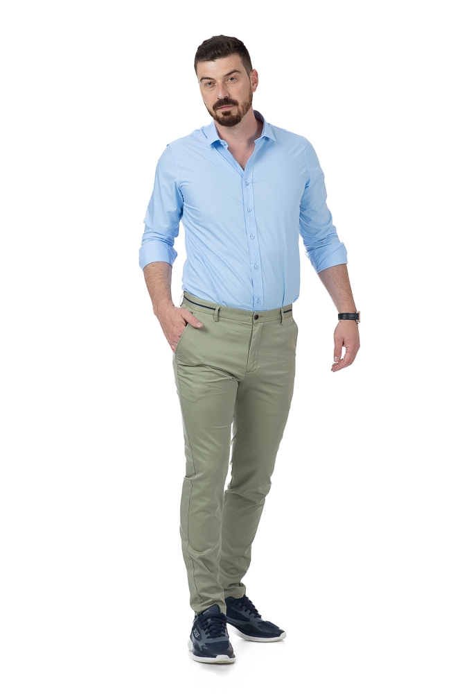 Imagine Pantaloni verde maslina S514-4
