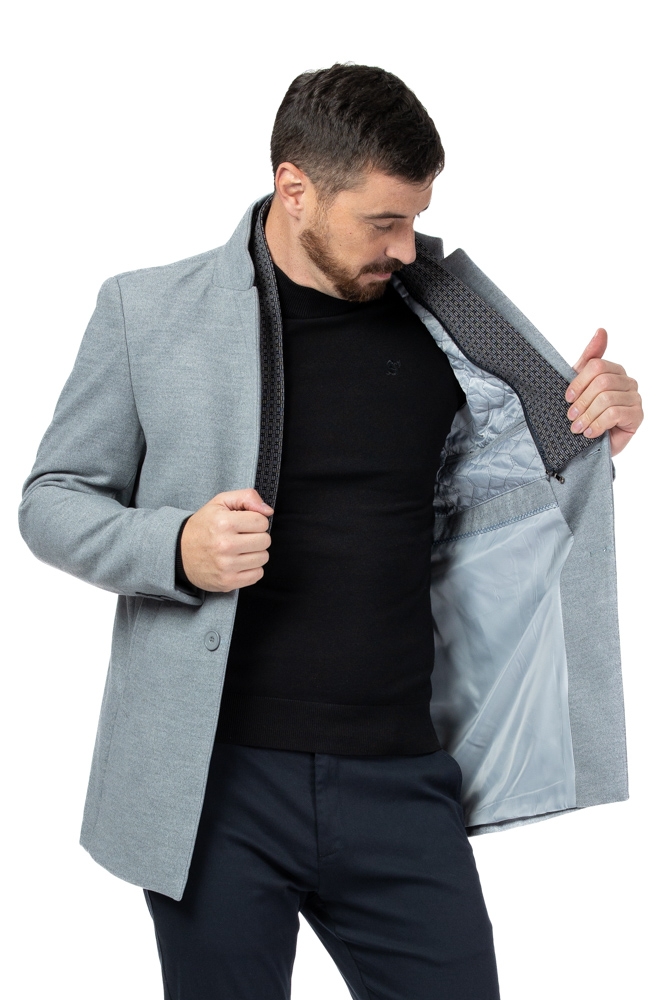 Imagine Palton gri deschis 2522-1