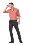 Imagine Pantalon regular gri deschis R551-5