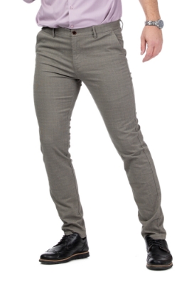 Imagine Pantalon slim nisip S554-2