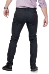 Imagine Pantalon slim negru pepit S554-9