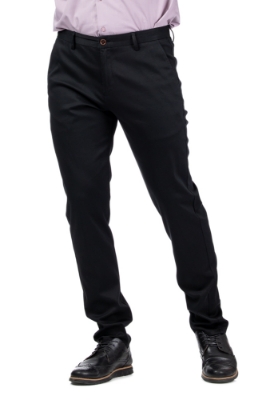 Imagine Pantalon slim negru S555-5