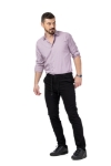 Imagine Pantalon slim negru S557-7