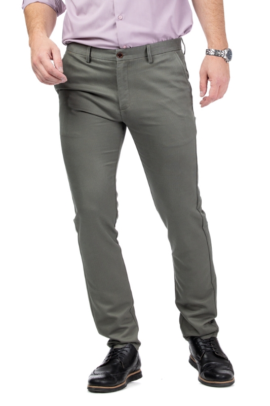 Imagine Pantalon slim kaki S553-22