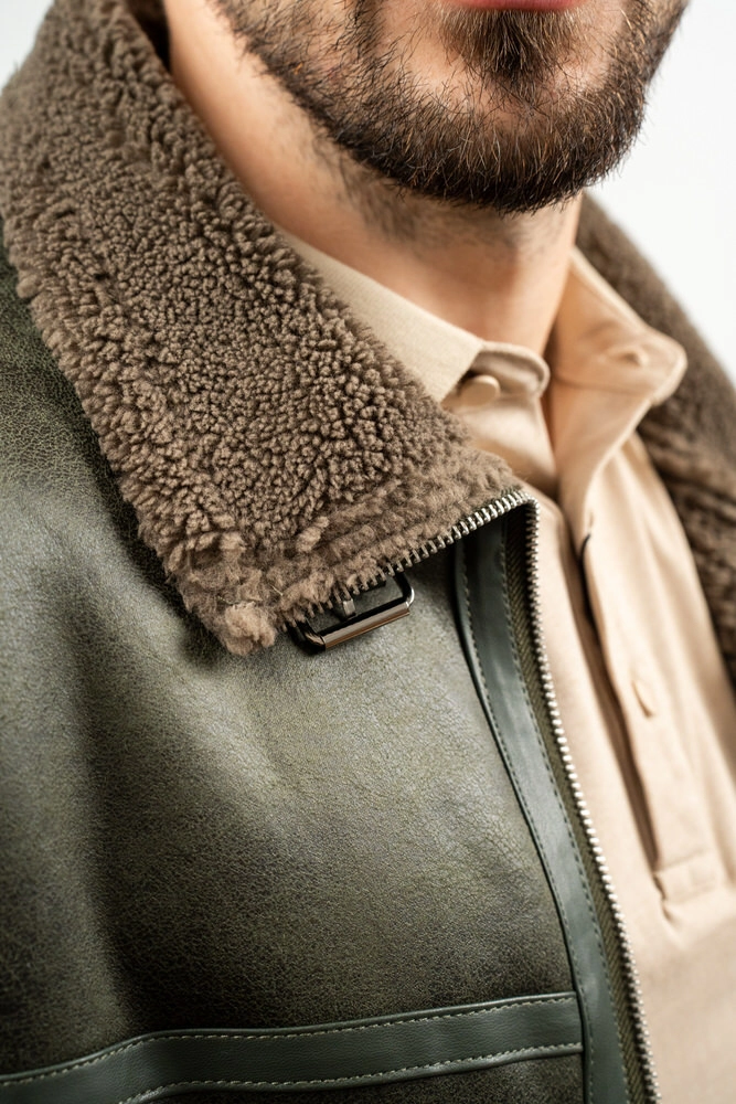 Imagine Geaca verde 8055