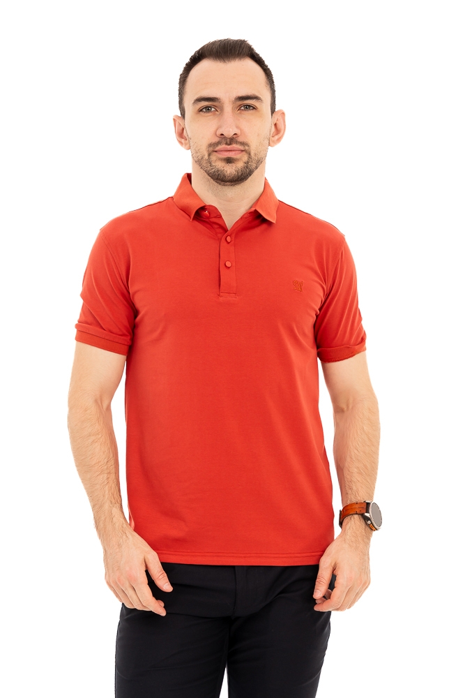 Imagine Tricou rosu caramiziu 23912-44