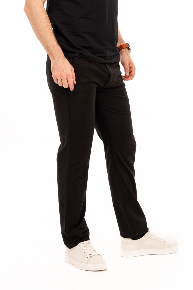 Imagine Pantalon regular negru R721-7
